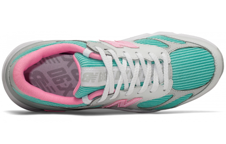 Lookbook (W) New Balance X-90 Gris/Verde/Rosa WSX90TLT
