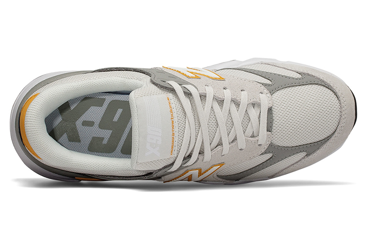 Shop (W) New Balance X-90 Kelabu Putih 'Gray White Yellow' WSX90RPB