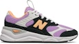 Order (W) New Balance X-90 Rekonstruksi 'Hitam Ungu Gelap Bersinar' WSX90TLS
