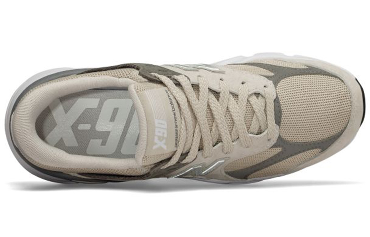 Lookbook New Balance NB X-90 低帮 運動休閒鞋 女款 米色