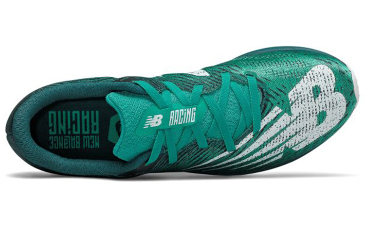 Lookbook 新百伦 XC 七 Track 无钉防滑透气田径专业跑步鞋 女款 绿色