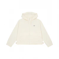 (Women) New Balance Yellow Hooded Woven Jacket - Comfortable Style AWJ42306-TCM (Women) New Balance Yellow Hooded Woven Jacket - Comfortable Style AWJ42306-TCM