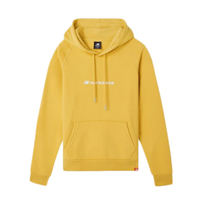 (Women) New Balance Yellow Pullover Hoodie AWT03399-YL