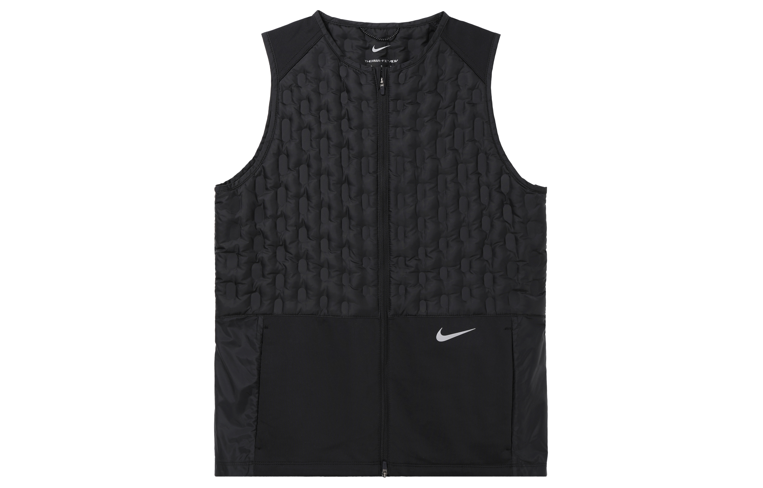 (Women) Nike  Black Down Vest with Contrast Logo Embroidery. DD6064-010