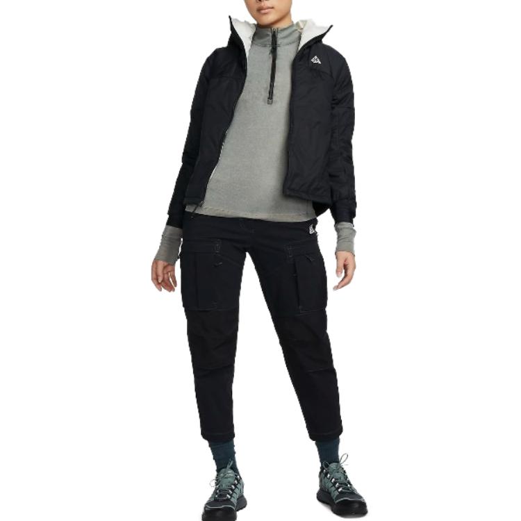 (Women) Nike  Black Solid Color Zip-Up Hoodie Jacket DQ5841-010 圖 4