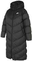 (Women) Nike Black Windproof Hooded Down Jacket FD8213-010 (Women) Nike Black Windproof Hooded Down Jacket FD8213-010