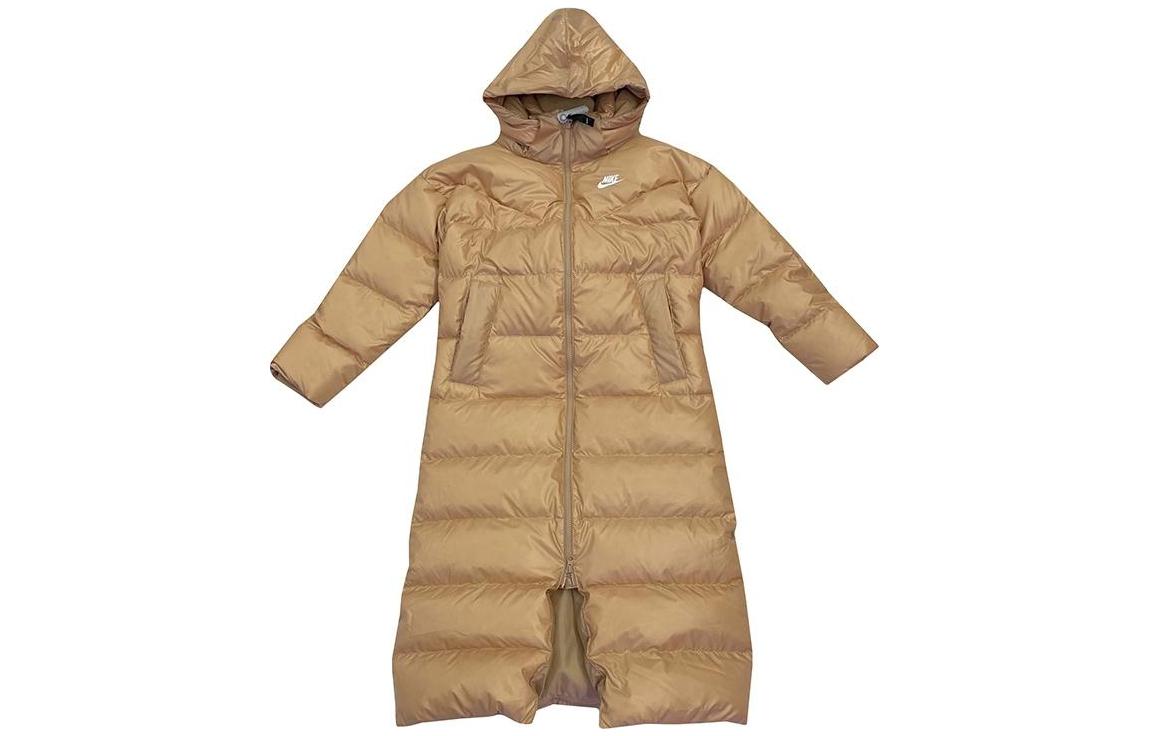 Order (W) Nike 休閒長袖連帽羽絨外套卡其色 DV0571-200