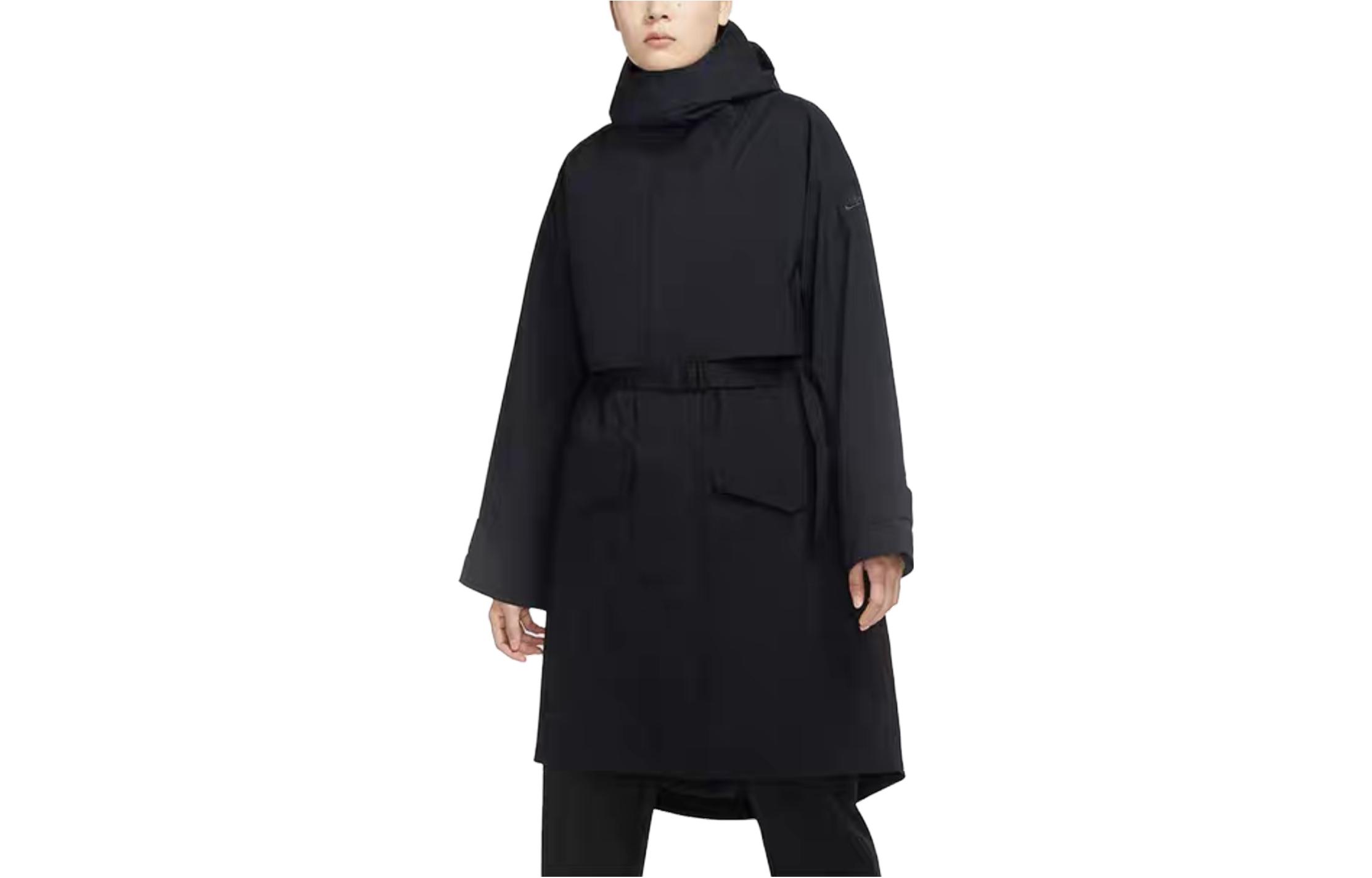 Order (W) Nike Chaqueta Deportiva Casual con Capucha y Manga Larga Negra DQ7003-010