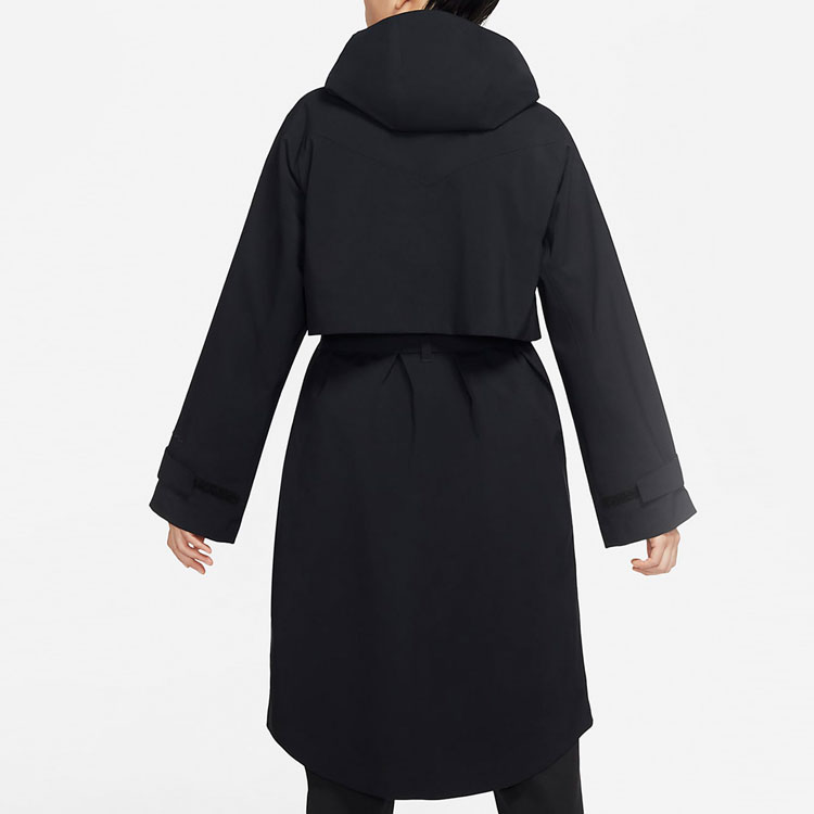 Lookbook (W) Nike Chaqueta Deportiva Casual con Capucha y Manga Larga Negra DQ7003-010