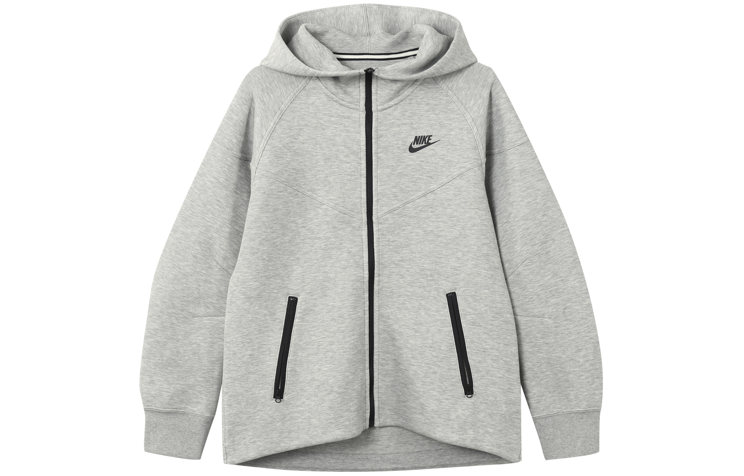 (Women) Nike  Color-Block Loose Fit Hooded Jacket Grey FB8339-063