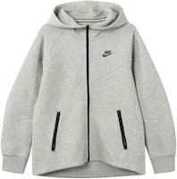 (Women) Nike Color-Block Loose Fit Hooded Jacket Grey FB8339-063 (Women) Nike Color-Block Loose Fit Hooded Jacket Grey FB8339-063