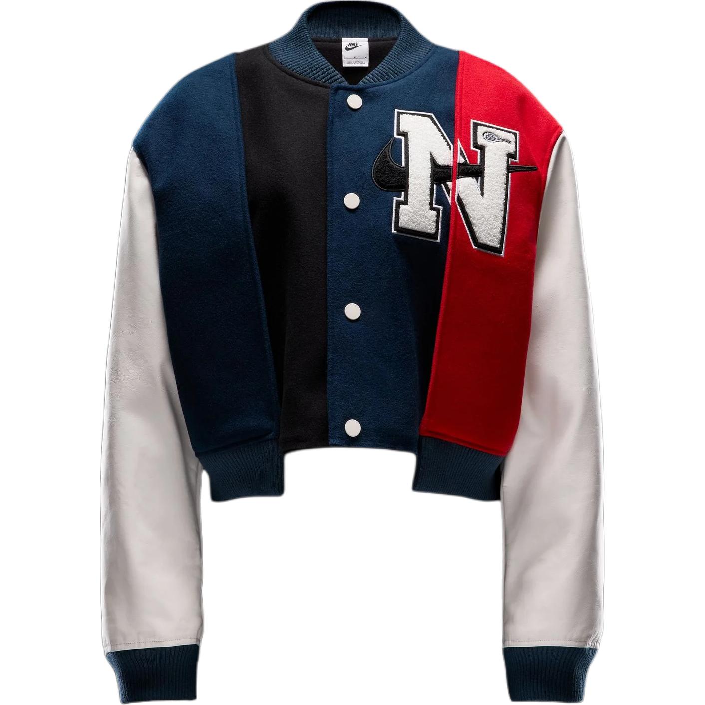 (Women) Nike  Multicolor Varsity Baseball Long Sleeve Jacket FZ0280-010