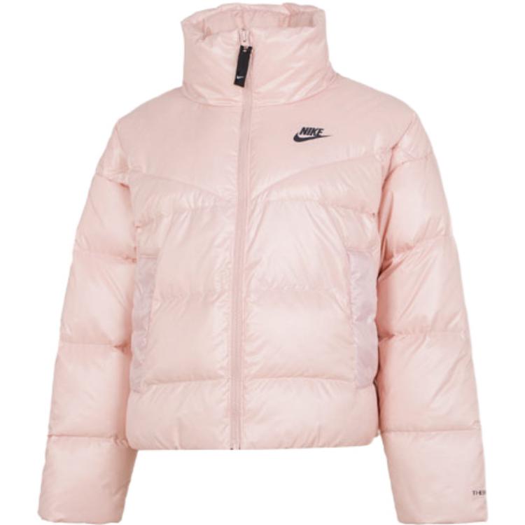 (Women) Nike  Pink Winter Long Sleeve Down Jacket Plain Design. DH4080-601 圖 2