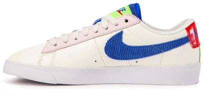 (Women) Nike 'S Blazer Low Sail/Racer Blue-Arctic Pink AQ4140-101 (Women) Nike 'S Blazer Low Sail/Racer Blue-Arctic Pink AQ4140-101