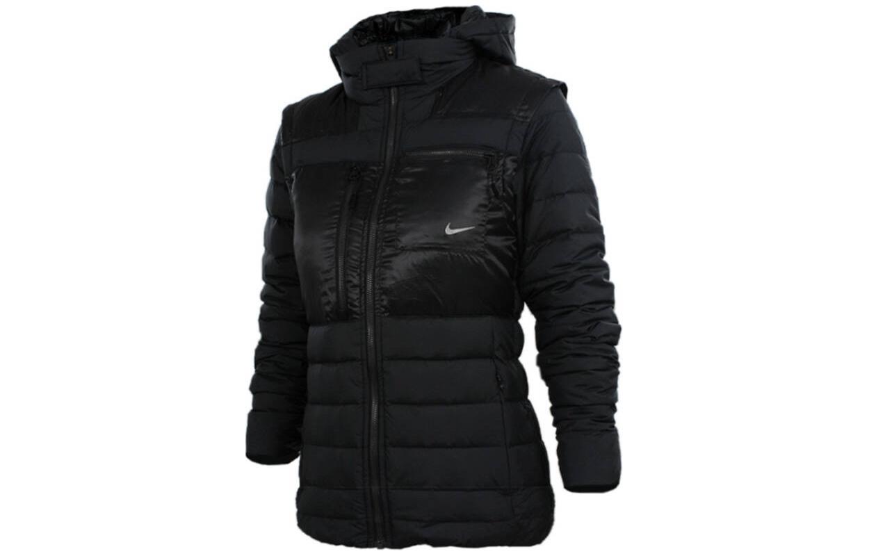 Order (W) Nike 修身羽絨外套 黑色附標誌印花 547828-010