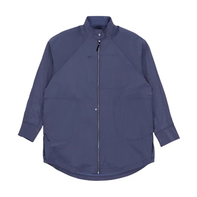 (Women) Nike Solid Woven Shirt Jacket Stone Slate Color DR5399-491