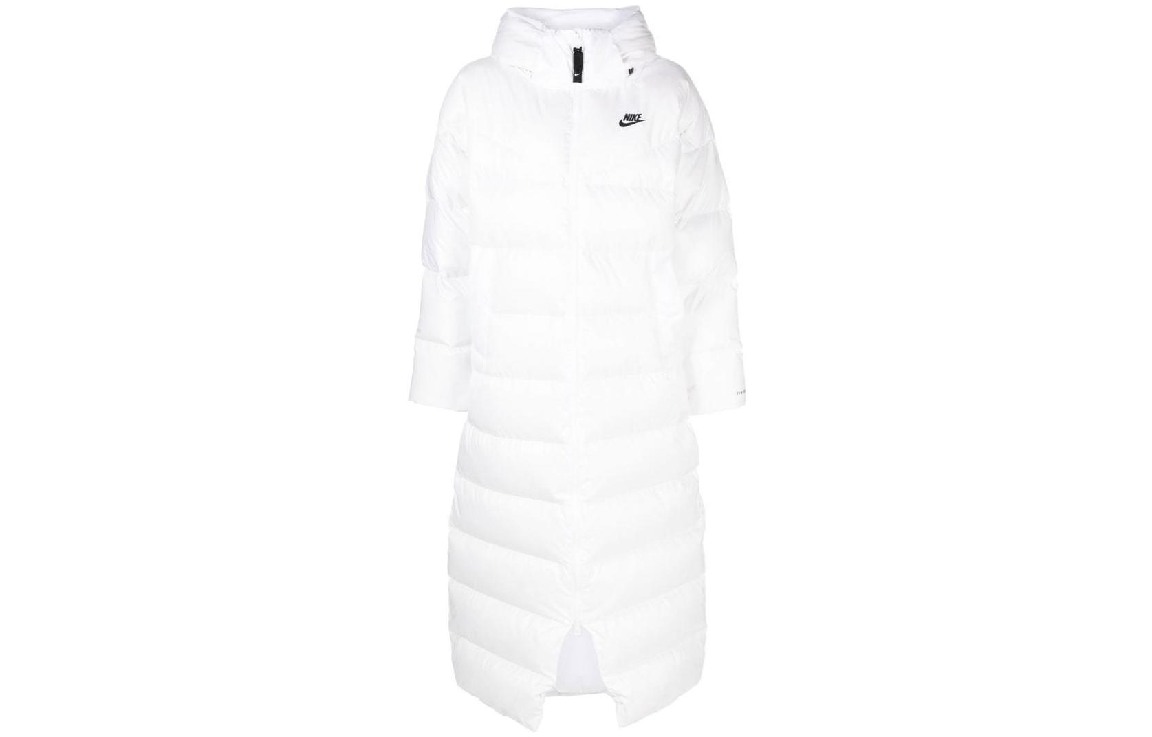 (Women) Nike  White Puffer Jacket with Solid Logo Print DH4081-100 圖 2