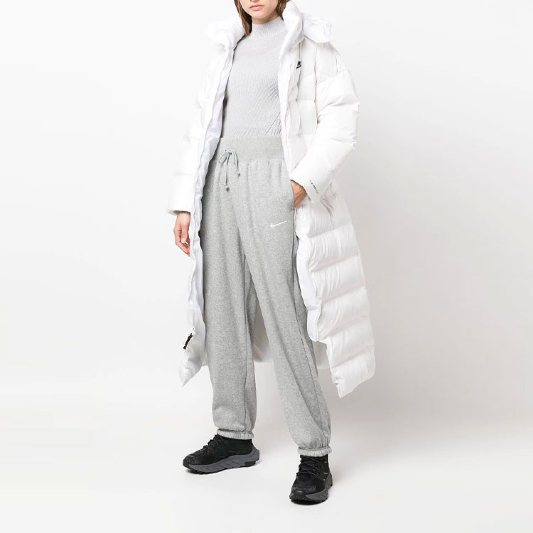 (Women) Nike  White Puffer Jacket with Solid Logo Print DH4081-100 圖 3