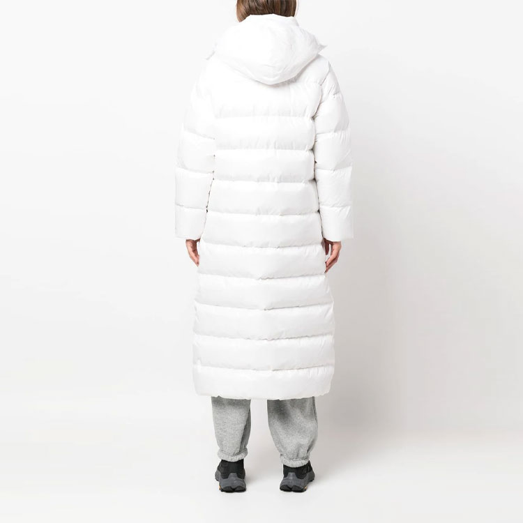 (Women) Nike  White Puffer Jacket with Solid Logo Print DH4081-100 圖 4