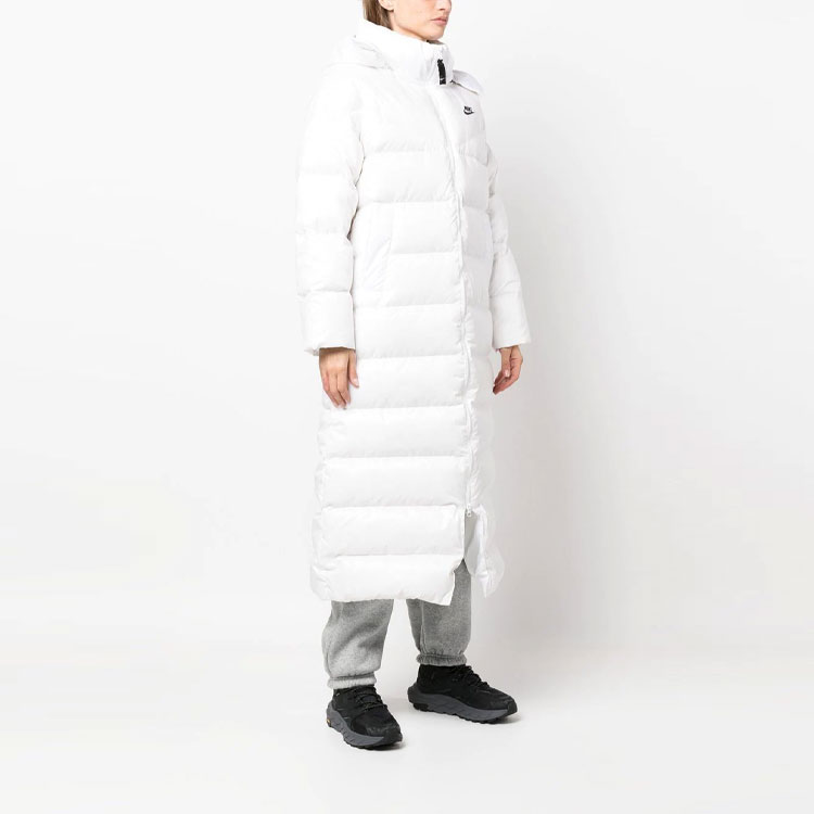 (Women) Nike  White Puffer Jacket with Solid Logo Print DH4081-100 圖 5