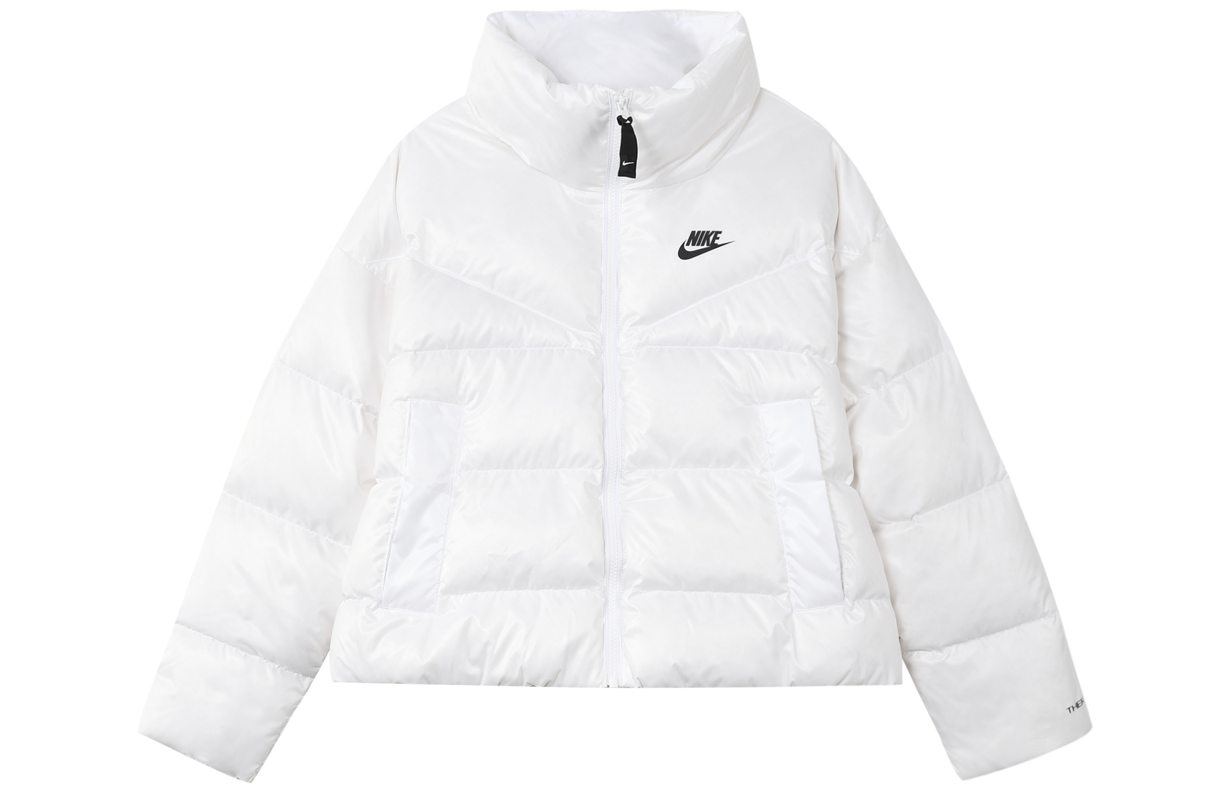 (Women) Nike  Winter White Puffer Jacket Long-Sleeve Straight-Cut DH4080-100