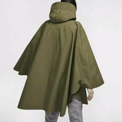 (W) Nike ACG Jaket 2-in-1 Olive dengan Rompi dan Hoodie AR4542-395 Sizing (W) Nike ACG Jaket 2-in-1 Olive dengan Rompi dan Hoodie AR4542-395