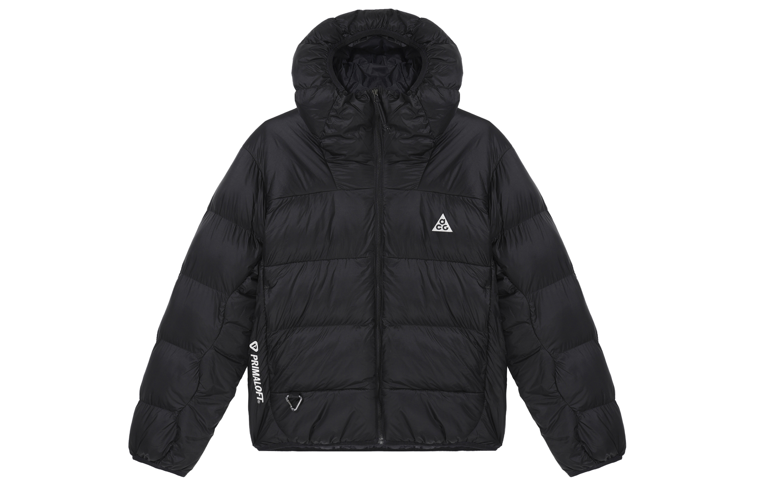 (Women) Nike ACG  Black Full-Zip Hooded Jacket Long-Sleeve Cotton Coat. FB8001-010