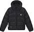 Buy (Women) Nike ACG Black Full-Zip Hooded Jacket Long-Sleeve Cotton Coat. FB8001-010