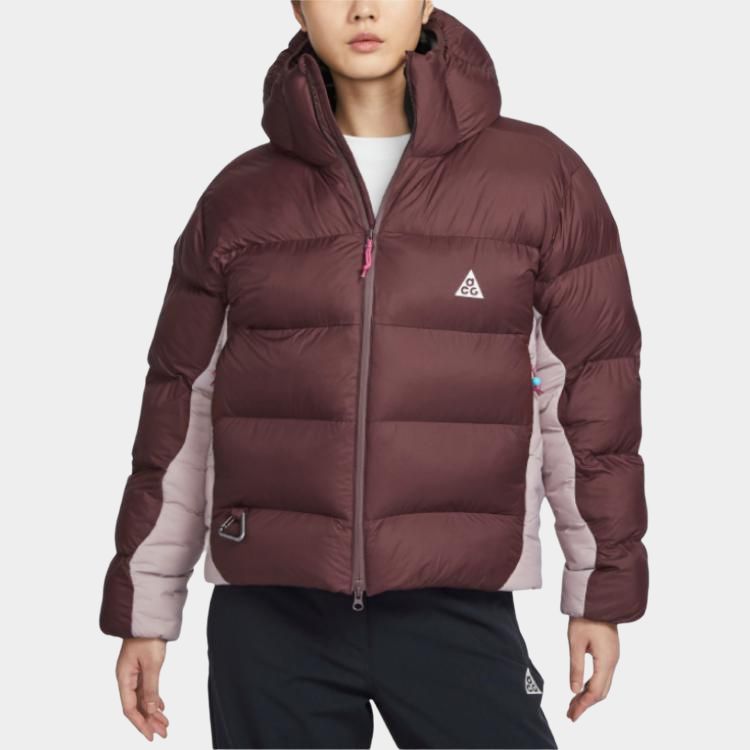 Lookbook (W) Chaqueta Puffer Nike ACG Color-Block Roja. FZ6762-652