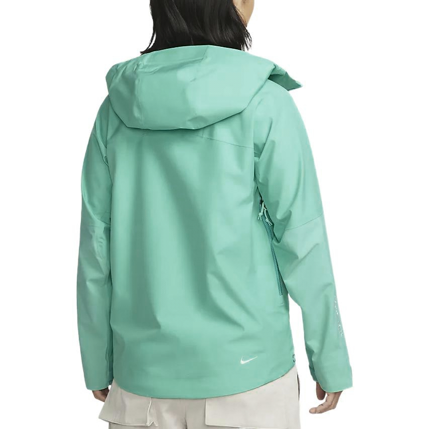 Details for (Women) Nike ACG  Light Green Embroidered Logo Hoodie Jacket. DQ6886-369