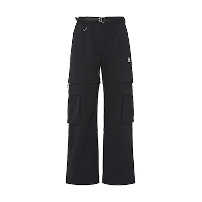 (Women) Nike ACG "Smith Summit" Black Outdoor Cargo Pants with Removable Zippers. FB7884-010