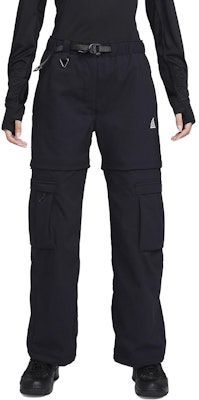 (Women) Nike ACG "Smith Summit" Black Outdoor Cargo Pants with Removable Zippers. FB7884-010 Sizing (Women) Nike ACG "Smith Summit" Black Outdoor Cargo Pants with Removable Zippers. FB7884-010