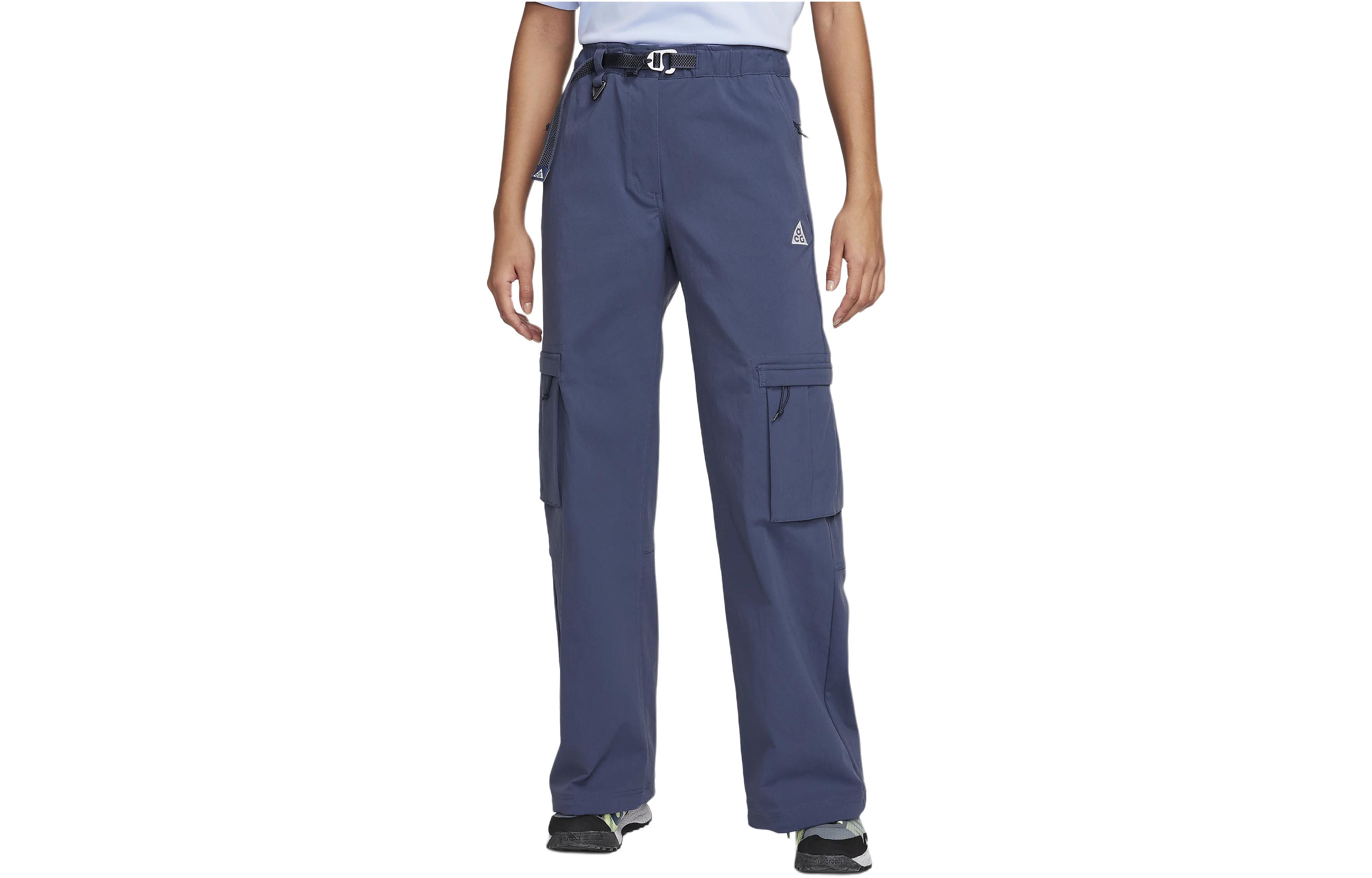 (Women) Nike ACG "Smith Summit" Logo Embroidered Straight-Leg Pants Thunder Blue FN1947-437