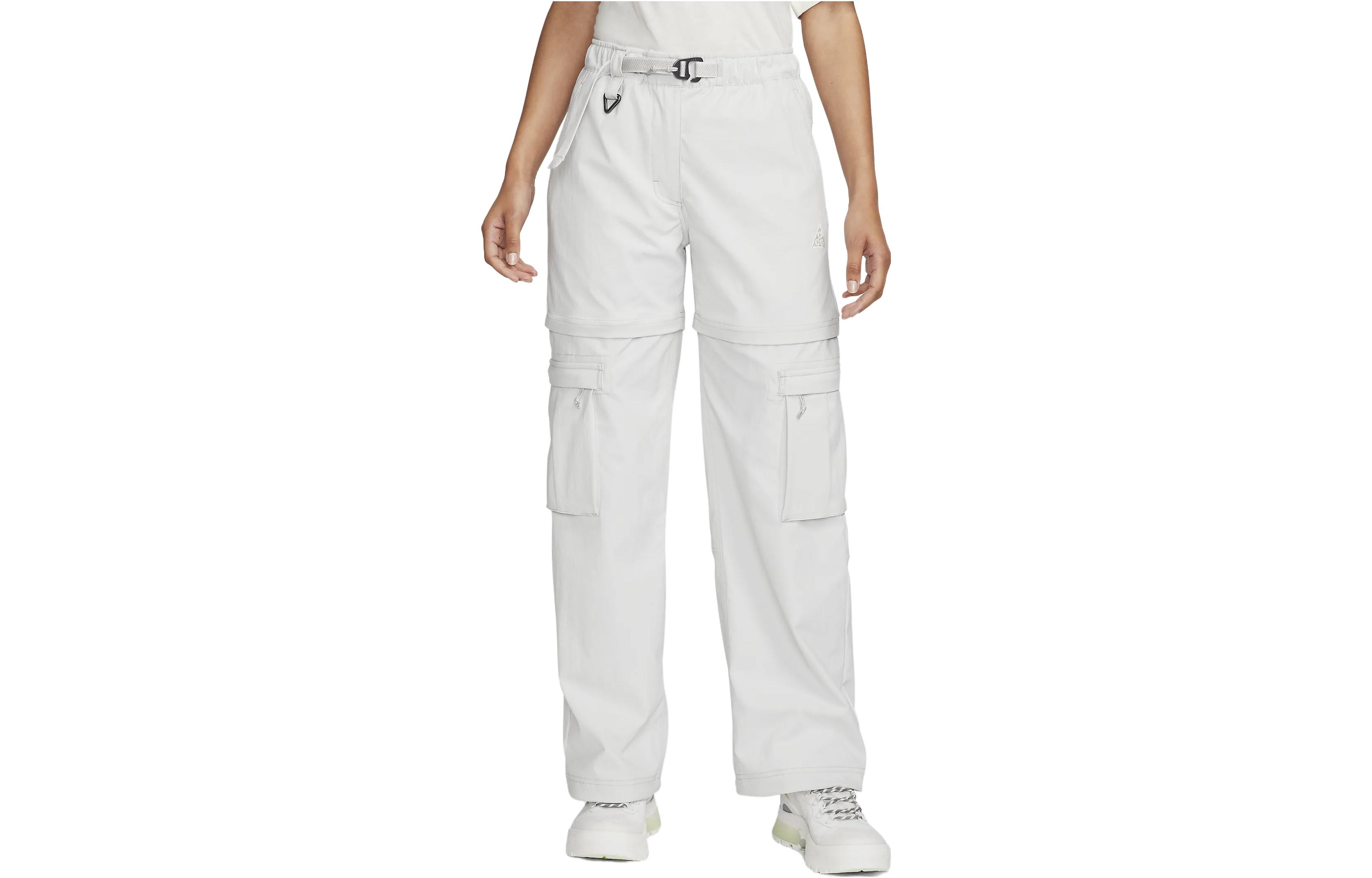 (Women) Nike ACG 'Smith Summit' Loose Fit Convertible Cargo Pants Photon Dust Women FB7883-025