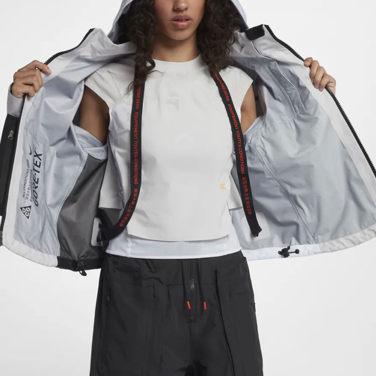 (Women) Nike ACG GTX Waterproof Casual Hoodie Jacket Gray AJ0954-092 圖 8