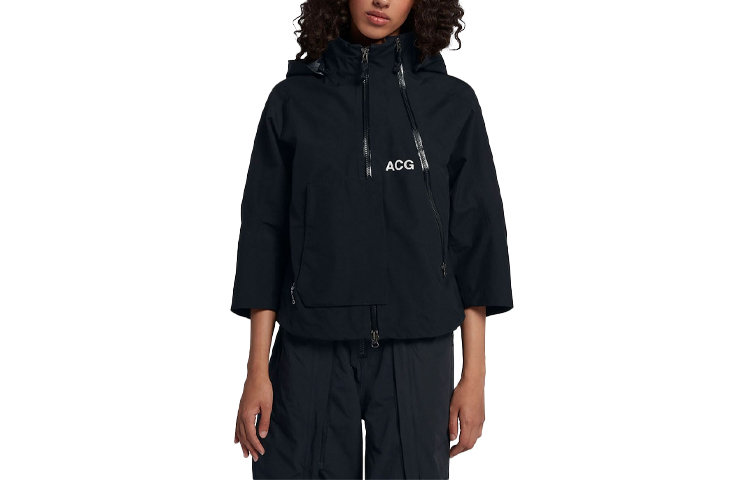 (Women) Nike ACG GTX Windbreaker Jacket with Detachable Hood Black AJ0954-010 圖 2