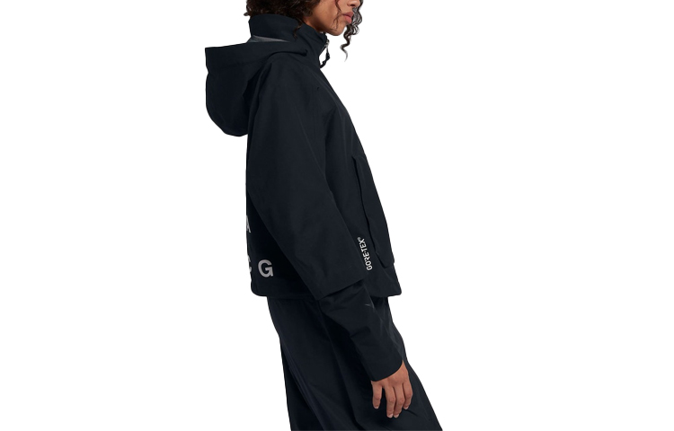 (Women) Nike ACG GTX Windbreaker Jacket with Detachable Hood Black AJ0954-010 圖 4