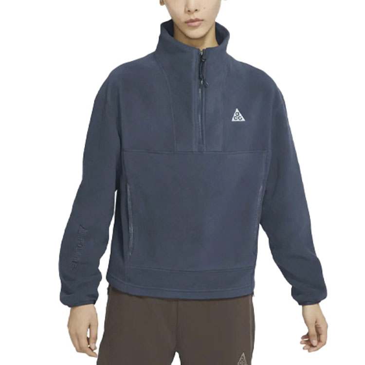 Purchase (W) Nike ACG 復古藍色半拉鍊休閒運動衫 DB1154-437