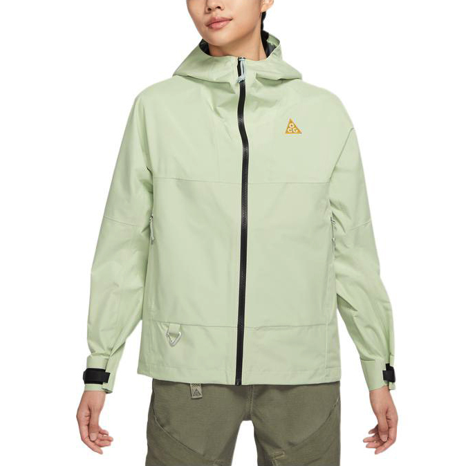 (Women) Nike ACG Storm-Fit "Cascade Rains" Green Logo Embroidered Zip Hoodie Jacket Women. DR3169-343 圖 5