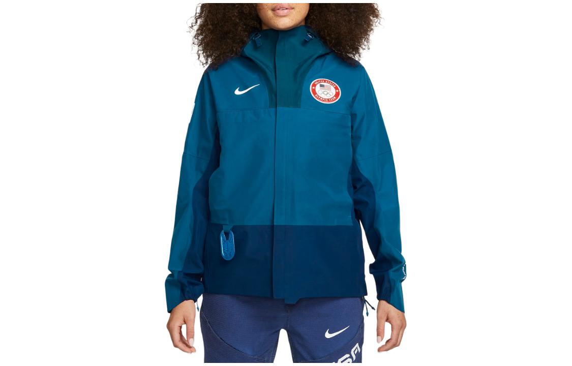 (Women) Nike ACG Storm-Fit ADV "Chain of Craters"  Hooded Jacket Blue. DD8852-492