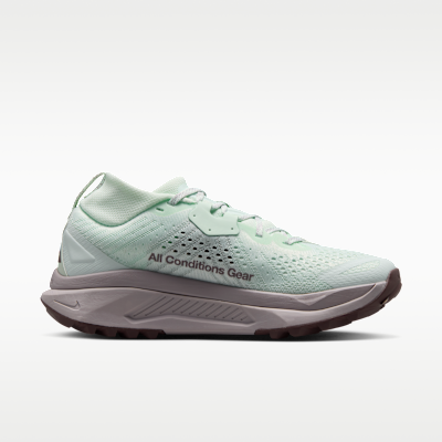 Lookbook (W) Nike ACG Zegama Zapatos Trail Running Verde Claro/Tatuaje/Lila Plateado HV8115-300