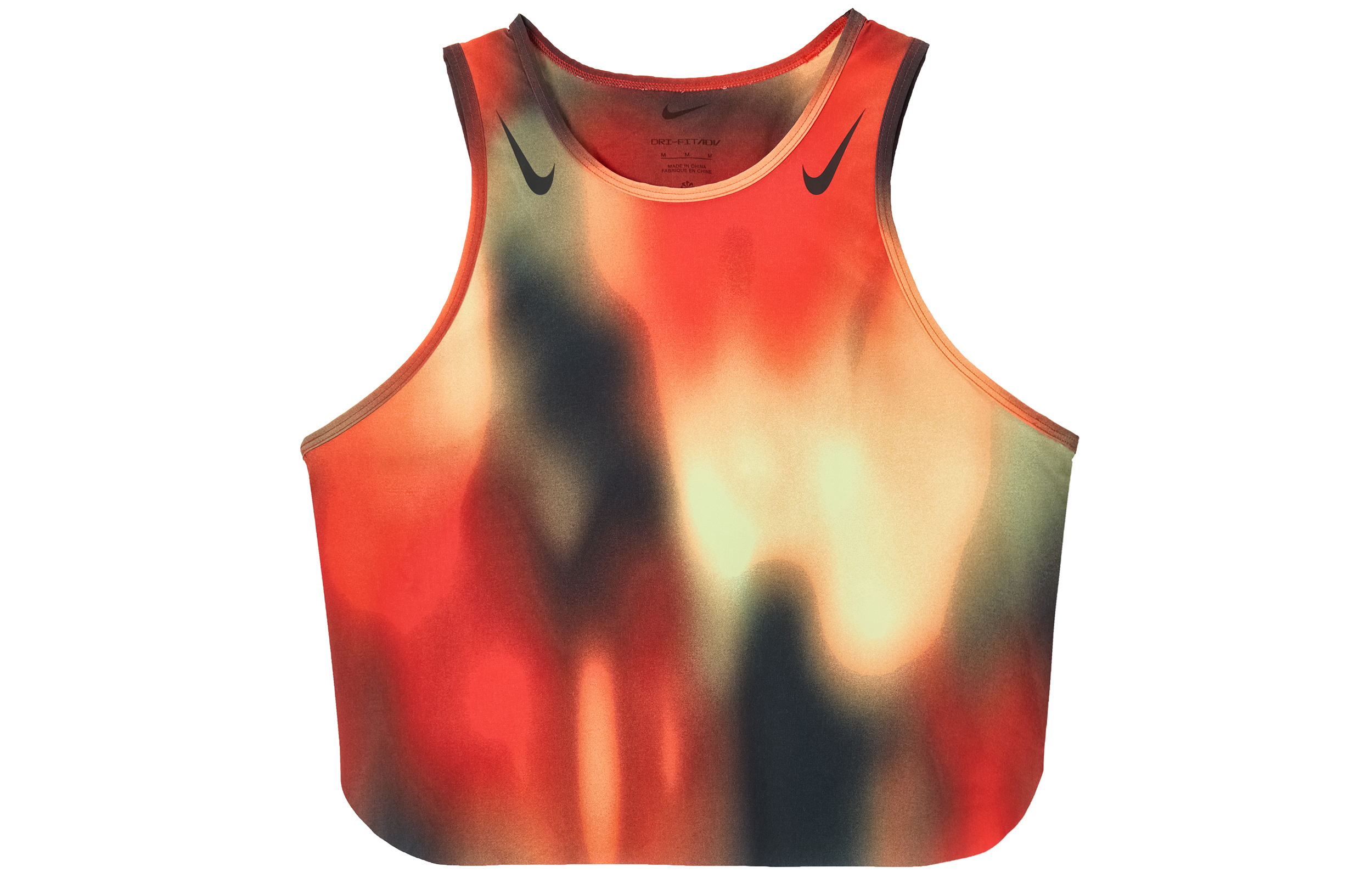 (Women) Nike AeroSwift Dri-Fit Sports Tank Top Light Lemon Yellow - Stylish & Comfy IB1095-736