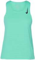 (Women) Nike Aeroswift Green Running Tank Top Breathable Sports Vest. CZ9386-342 (Women) Nike Aeroswift Green Running Tank Top Breathable Sports Vest. CZ9386-342