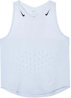 (Women) Nike AeroSwift Sleeveless Mesh Jersey Football Grey/Obsidian FN2504-085 (Women) Nike AeroSwift Sleeveless Mesh Jersey Football Grey/Obsidian FN2504-085