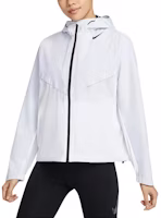 (Women) Nike AEROSWIFT Storm-FIT Windproof Breathable Hoodie Jacket White/Black FZ3397-100 (Women) Nike AEROSWIFT Storm-FIT Windproof Breathable Hoodie Jacket White/Black FZ3397-100
