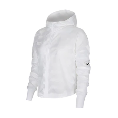 (Women) Nike Air All-Over Print White Hooded Jacket CT7378-100