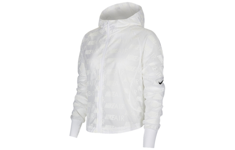 (Women) Nike Air All-Over Print White Hooded Jacket CT7378-100 圖 2