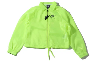 (Women) Nike Air Coach Jacket Fluorescent Yellow CU5545-702 (Women) Nike Air Coach Jacket Fluorescent Yellow CU5545-702