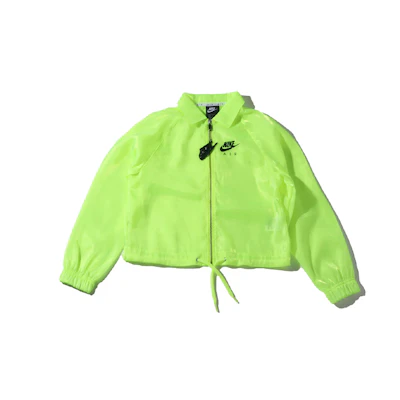 (Women) Nike Air Coach Jacket Fluorescent Yellow CU5545-702