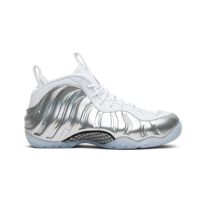 (W) Nike Air Foamposite One Chrome White